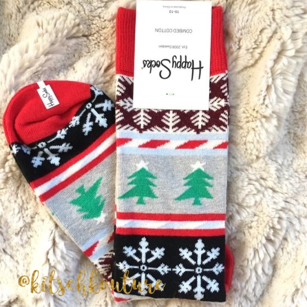 Men’s Christmas Stripe Socks